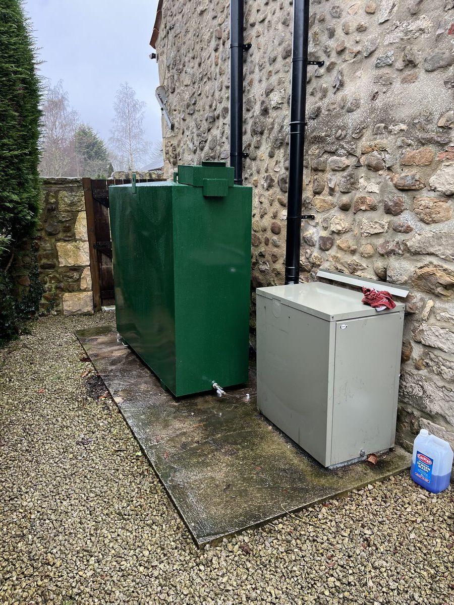 Large steel tank Wharfedale