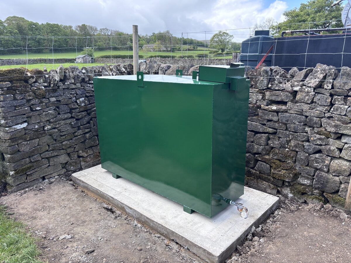 Steel tank Yorkshire Dales